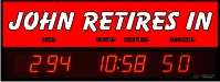 Personalized Countdown clock to retirement