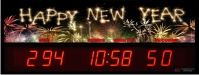 Countdown to the new year clock